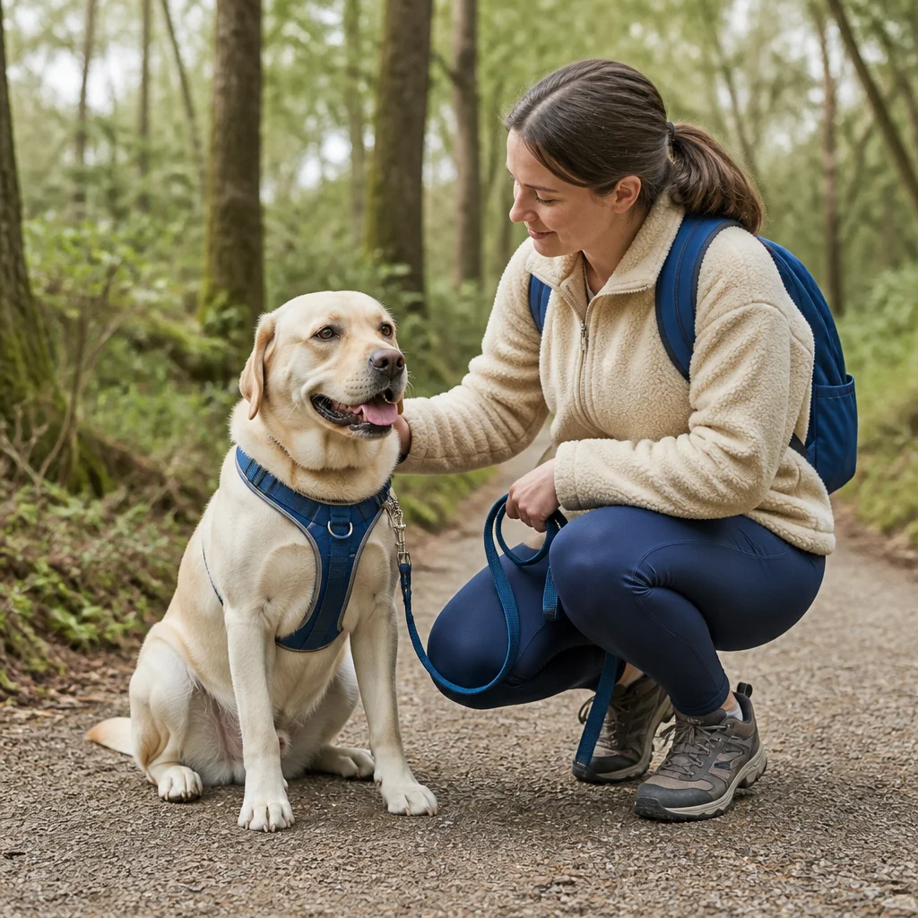 A quiet rest option suited to a dog needing a slower pace